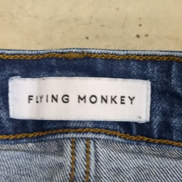 Flying Monkey Blue Skinny Jeans with Distressing and Classic Wash size 27 - Picture 2 of 5